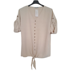 beige shirt