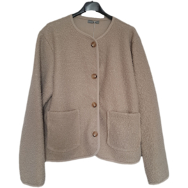 Bouclé jasje beige