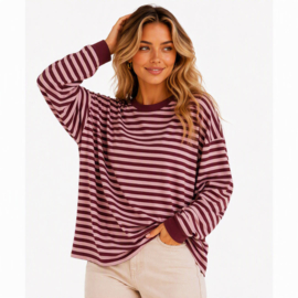Gestreepte sweater in diverse kleuren