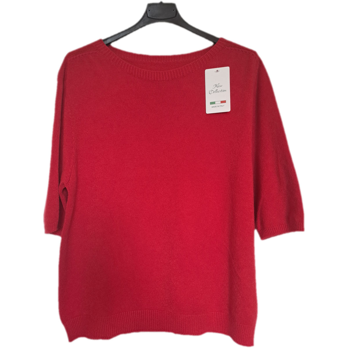 Truitje met korte mouw rood