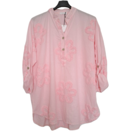 roze blouse