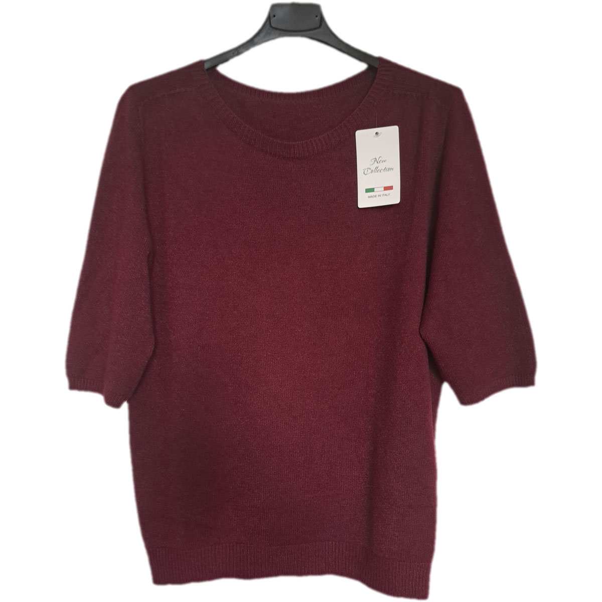 Truitje met korte mouw bordeaux