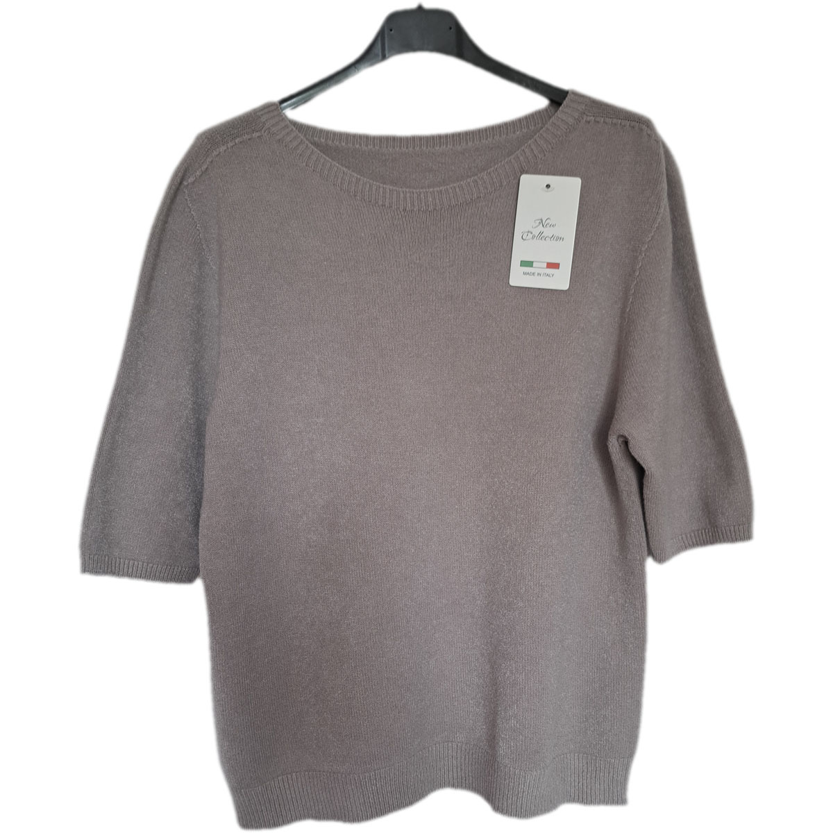 Truitje met korte mouw taupe
