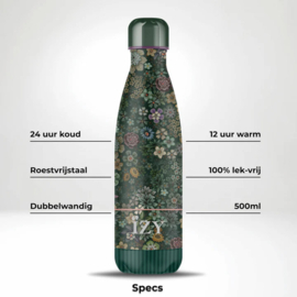 IZY thermosfles | 500 ml | Pip Studio | Tutti I Fiore groen