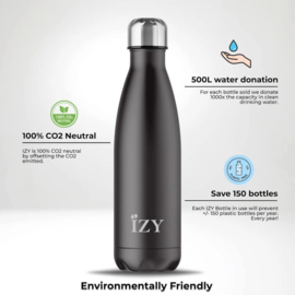 IZY thermosfles | 500 ml | Zwart