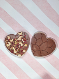 Lieve mama! | Cadeauzakje met sleutelhanger en Chocolade Hart