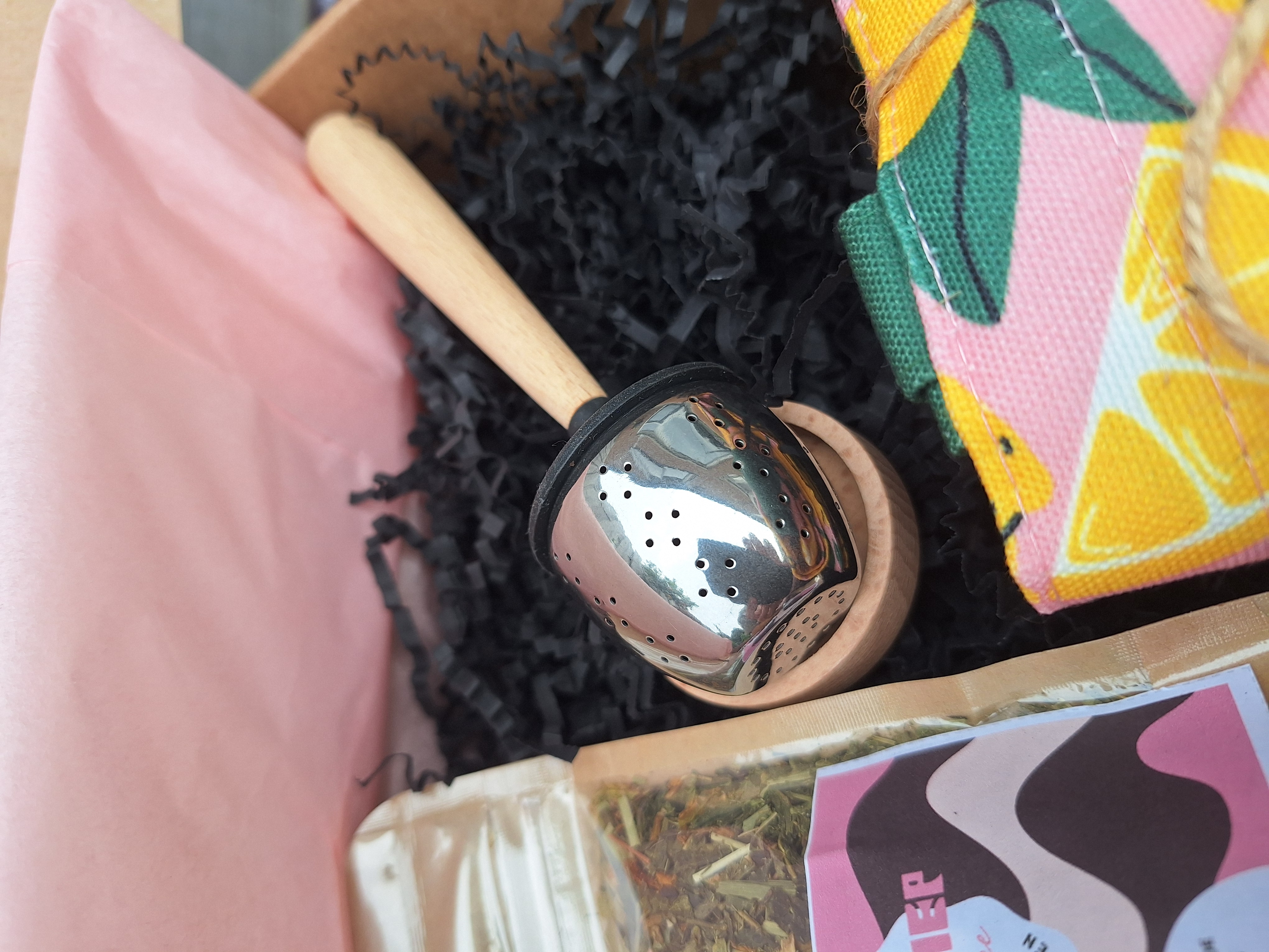 Fruitfeestje Deluxe | Theecadeau met canvas tas