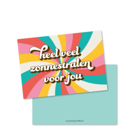Wenskaart Heel veel zonnestralen voor jou