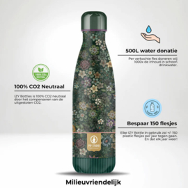 IZY thermosfles | 500 ml | Pip Studio | Tutti I Fiore groen
