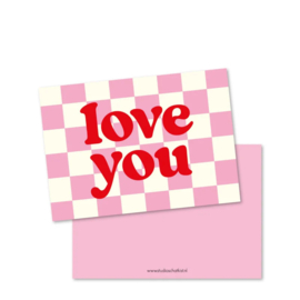 Wenskaart Love you