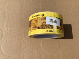 etiket 450 gram op rol honing met bij 250 stuks