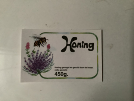Etiketten met Lavendelbloem 450 gram