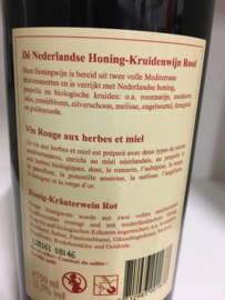 Ambrosius honing kruidenwijn 0,75 lt rood