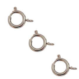 Veerslotje - Veersluiting RVS 12mm - Zilverkleur