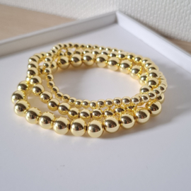 Armband Goudkleur - 4mm, 6mm of 8mm