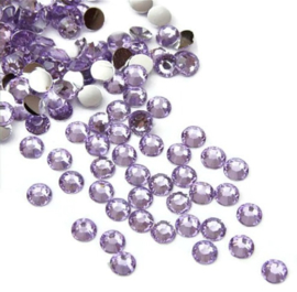 5mm Facet Resin Rhinestone Plaksteentjes  - Flat back -ss20 - div. kleuren - 50 stuks