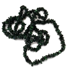 Chips Stone Schelpkralen 5-8mm Groen 40 stuks