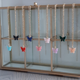 Kinder Halsketting met Vlinder