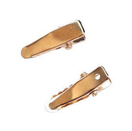 Alligator Clip - 25mm - goudkleur - 4 stuks