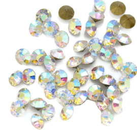 Glas kristal similisteen -  rond facet geslepen - ±4.7mm - ss20 - swarovski - div kleuren