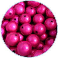 Miracle 3d kralen fuchsia roze - 4mm - 50 stuks