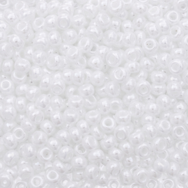 Miyuki glas rocailles 11/0  Ceylon White Pearl 528