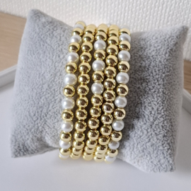 Armband Goudkleur - 6mm