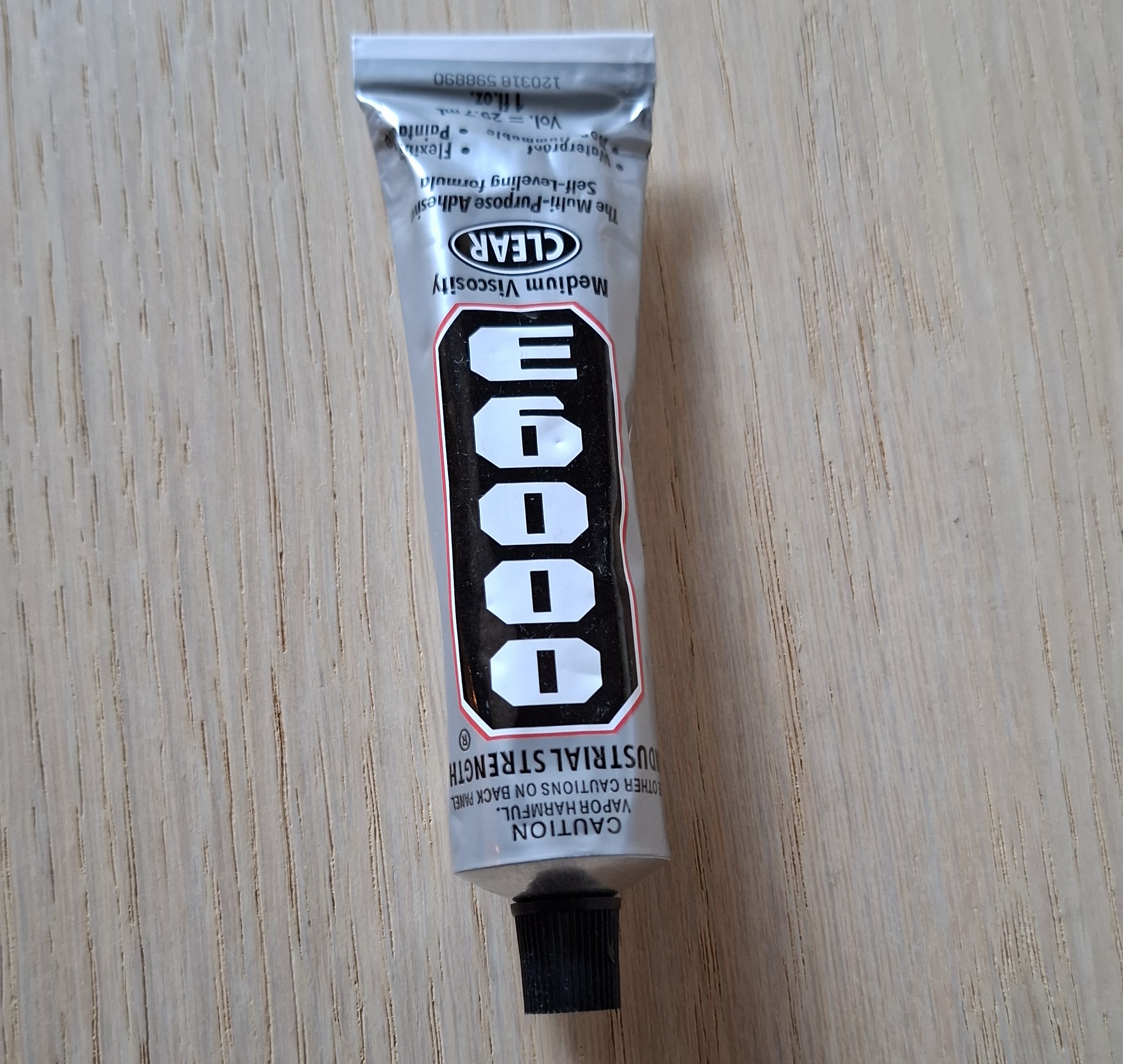 E6000 Lijm - Tube 29.7ml - Sterke Industriële Lijm