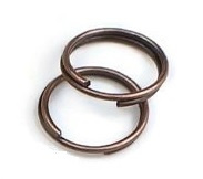 Dubbele ringetjes, splitringetjes  6mm