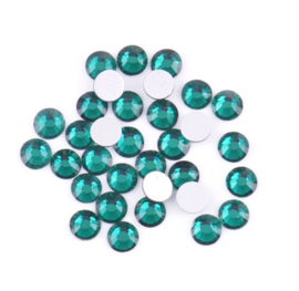 4mm Facet Resin Rhinestone Plaksteentjes - Flat back - SS16  - div kleuren - 50 stuks