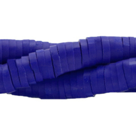 Katsuki kralen 6mm – Medium Blauw - ca 70 stuks of hele streng
