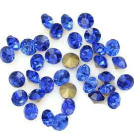 Glas kristal similisteen -  rond facet geslepen - ±4.7mm - ss20 - swarovski - div kleuren