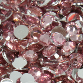 4mm Facet Resin Rhinestone Plaksteentjes - Flat back - SS16  - div kleuren - 50 stuks