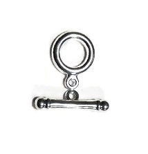 Kapittelslot Zilverkleur 16x12mm