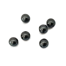 Hematiet kralen rond 8mm - Antraciet - 10 stuks