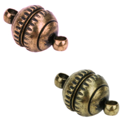 Magneetslot Rond - Antiek Brons of Antiek Koperkleur