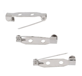 Broche speld - zilverkleur