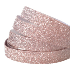 Crystal glitter tape 5mm Vintage rose  - 20cm