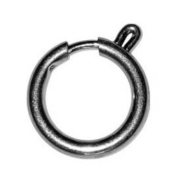 Veerslotje - Veersluiting RVS 14mm - Zilverkleur