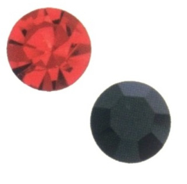 Glas kristal similisteen -  rond facet geslepen - ±4.7mm - ss20 - swarovski - div kleuren