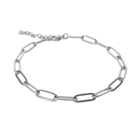 Paperclip Schakelarmband - Stainless Steel - Goudkleur of Zilverkleur
