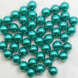 Glasparels Pauwen Blauw – 4mm of 6mm
