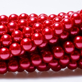 Glasparels - Rood - 6mm of 8mm