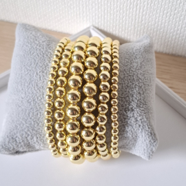 Armband Goudkleur - 4mm, 6mm of 8mm