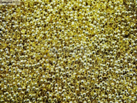 Knijpkraaltjes rond goudkleur  - 2x1.3mm - 100 stuks