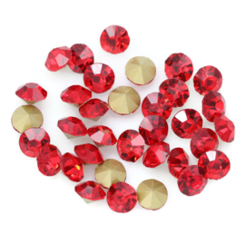 Glas kristal similisteen -  rond facet geslepen - ±4.7mm - ss20 - swarovski - div kleuren