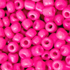 Glasrocaille 4mm (6.0) Neon azalea pink - per zakje ca 16 gram