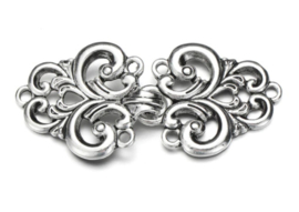 Noorse Sluiting Zilverkleur - 6.7x2.9cm