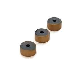 Hematiet kralen 4x2mm – Mat Brons - 24 stuks