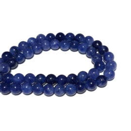 Blauw Kyaniet Kralen 8 mm - halve streng